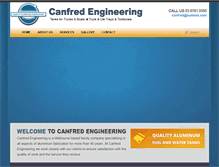 Tablet Screenshot of canfredengineering.com.au